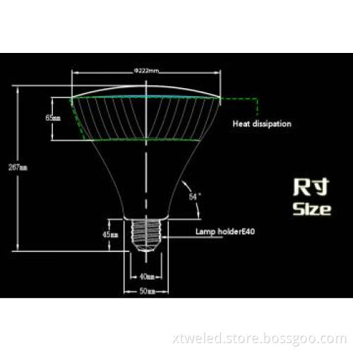 90W High Bay Bulb With Small Size